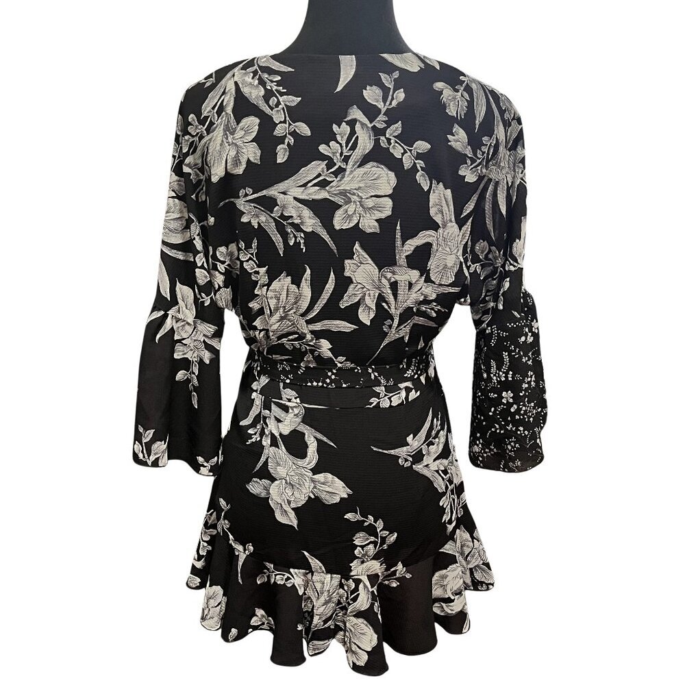 French Connection Patchwork Wrap Top - image 3